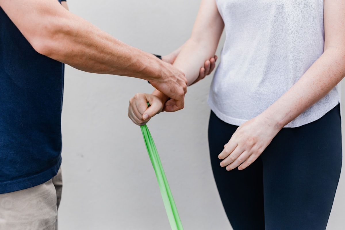 Joint care rehabilitation exercises in motion